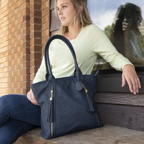 Concealed Carry Purse, Premium Holstered Handbag With Safety Locking Option, :' - Picture 6 of 6